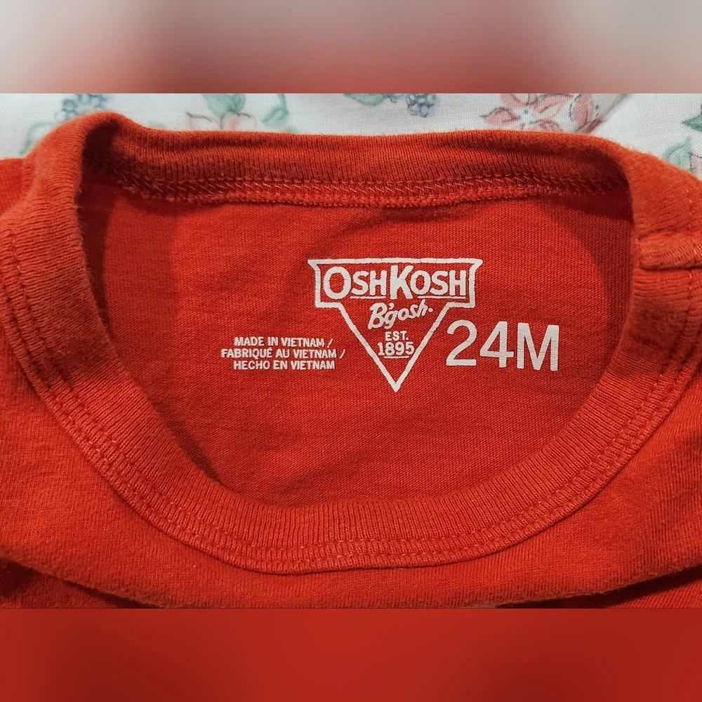 OshKosh B'gosh Orange Tough Guy Crew